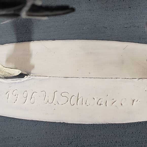 Vintage Christmas 1996 Wilhelm Schweizer German Pewter Santa On A Horse - Picture 9 of 9